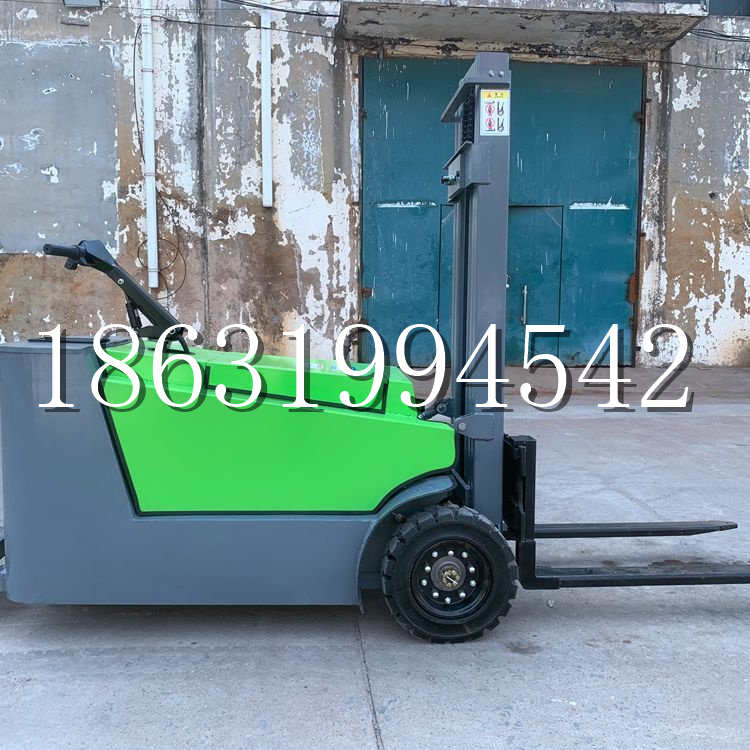 宜良县小型电动叉车1吨2吨步行站驾式电瓶堆高充电装卸车液压升降车铲车