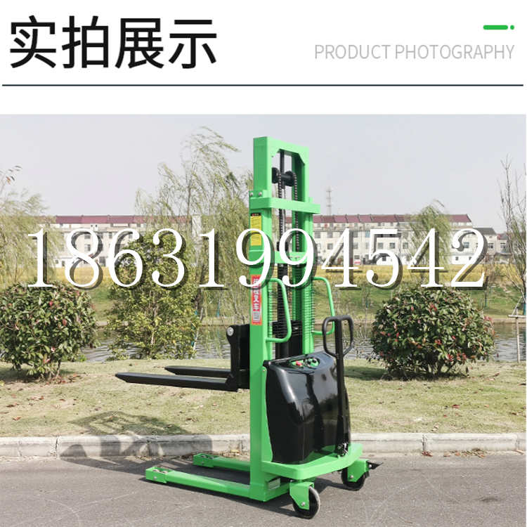 宜良县电动叉车堆高车液压铲车电瓶1吨2吨站驾步行式小型全自动叉车